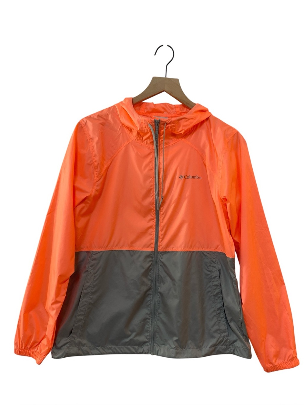 Columbia Flash Forward Windbreaker‎ Jacket Size M Lightweight Hooded Layering